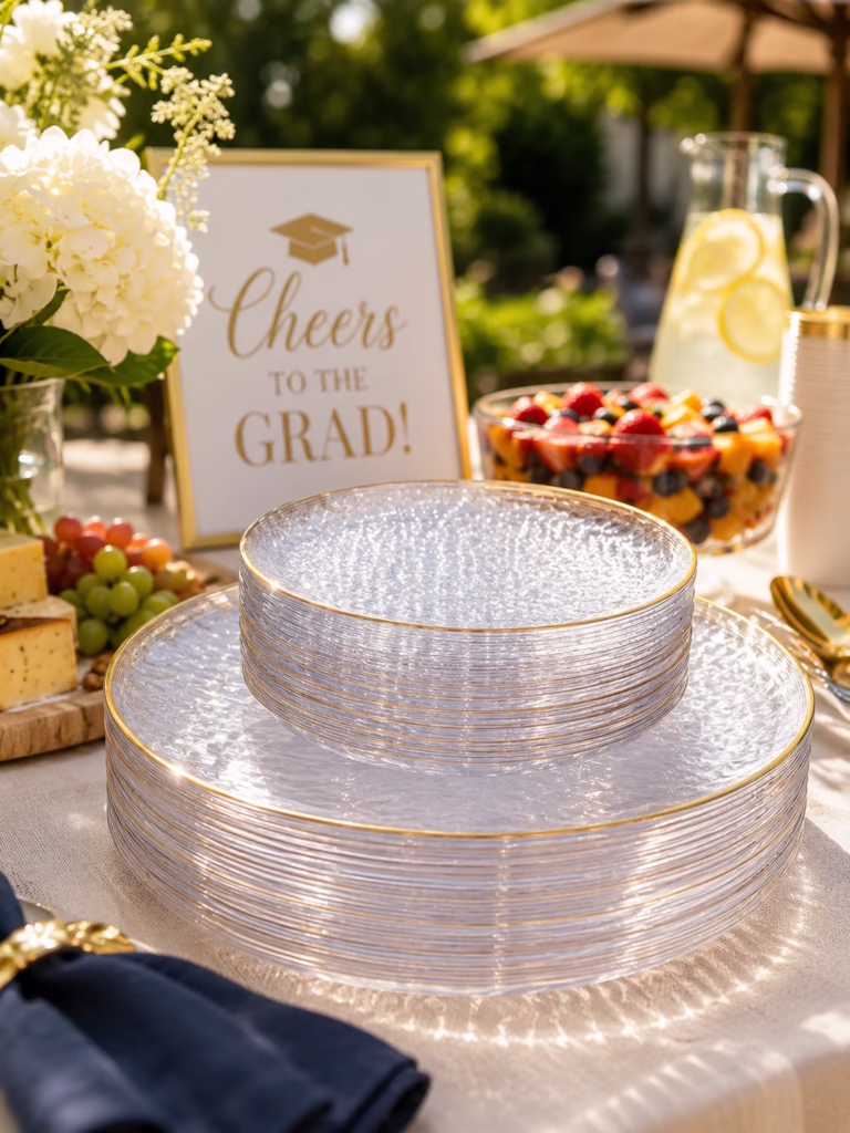 Classy Plastic Party Plates
