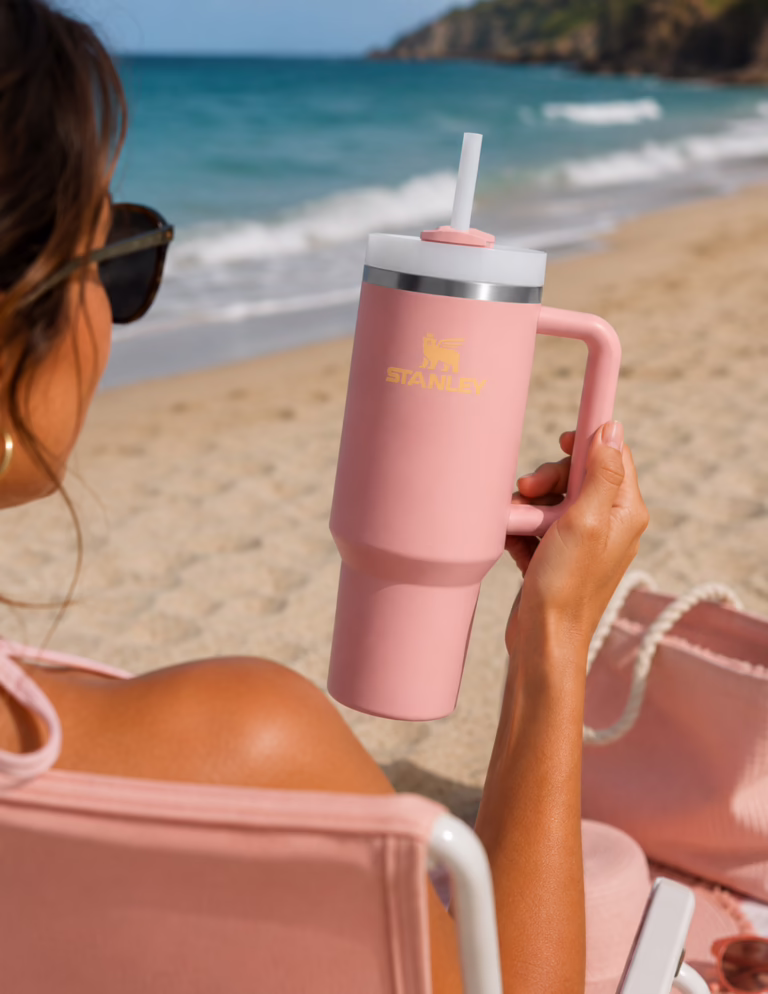 Stanley Quencher Peach Rose