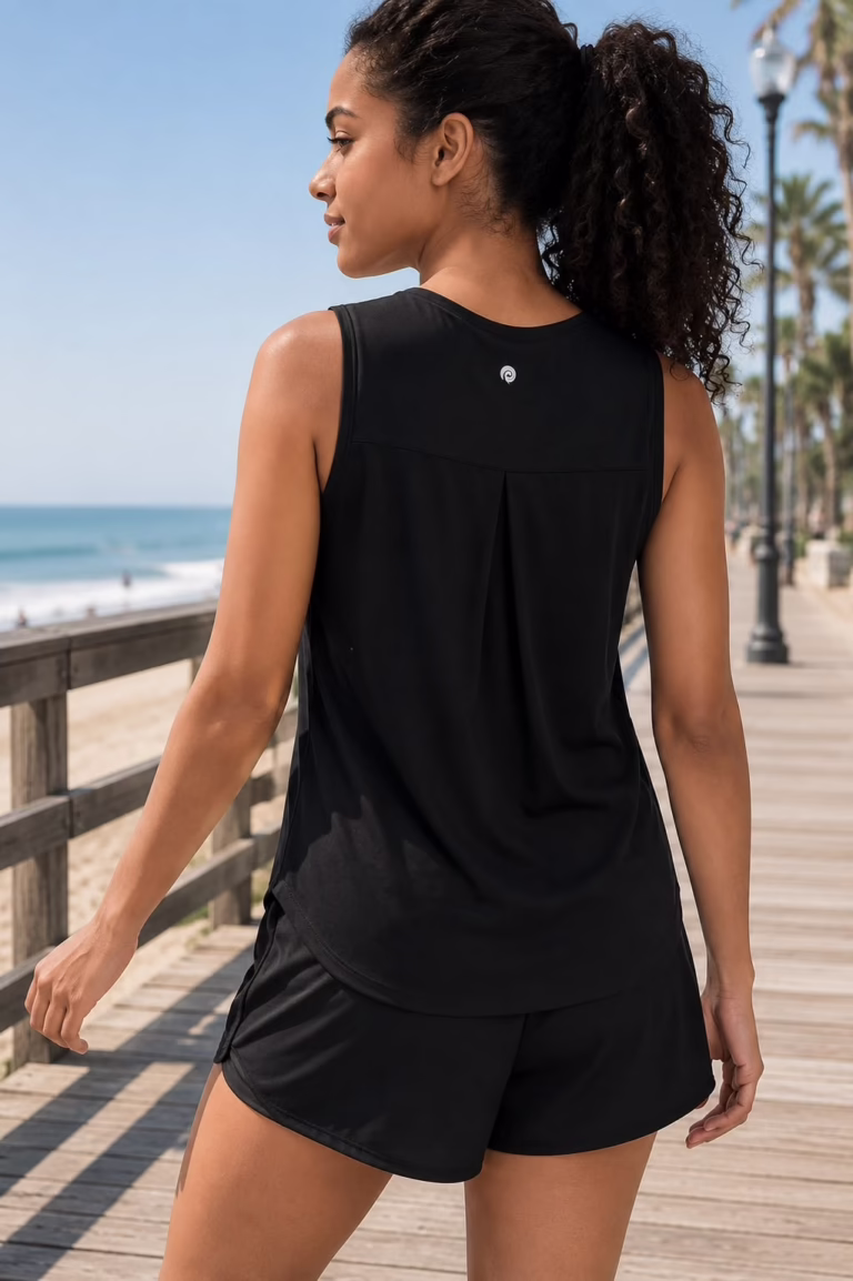 Pleated Back Tank