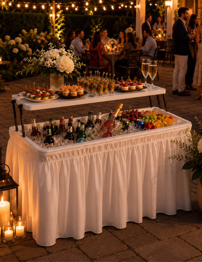 Two-Tiered Party Table