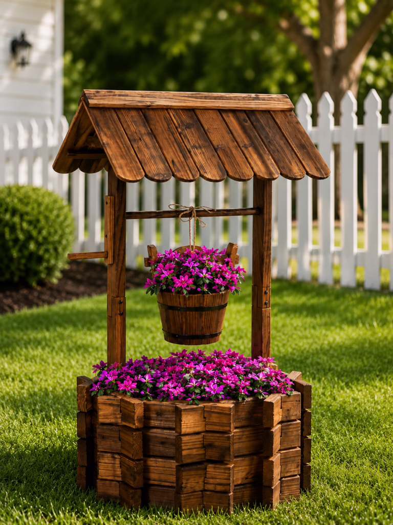 🌿 Wishing Well Planter