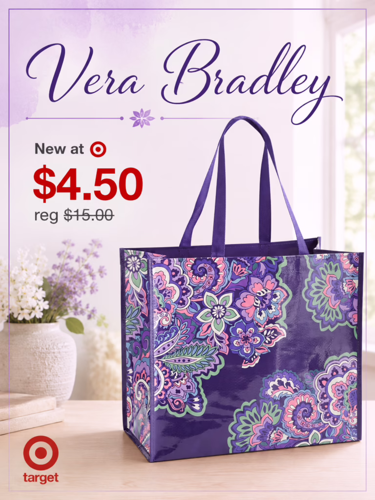 $5 Vera Bradley market tote