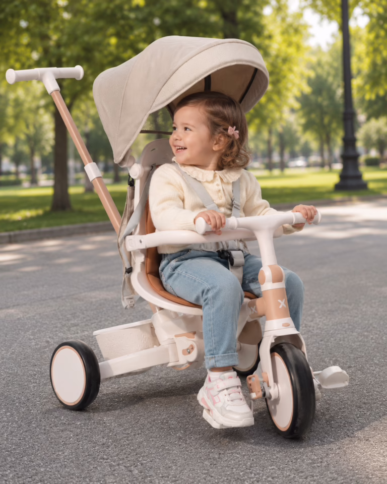 7-in-1 Foldable Toddler Tricycle 