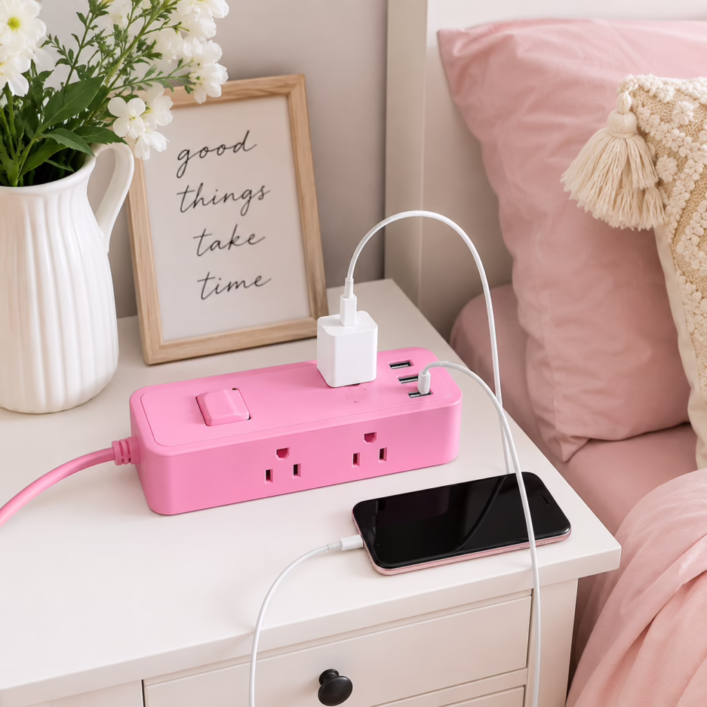 Pink Surge Protector