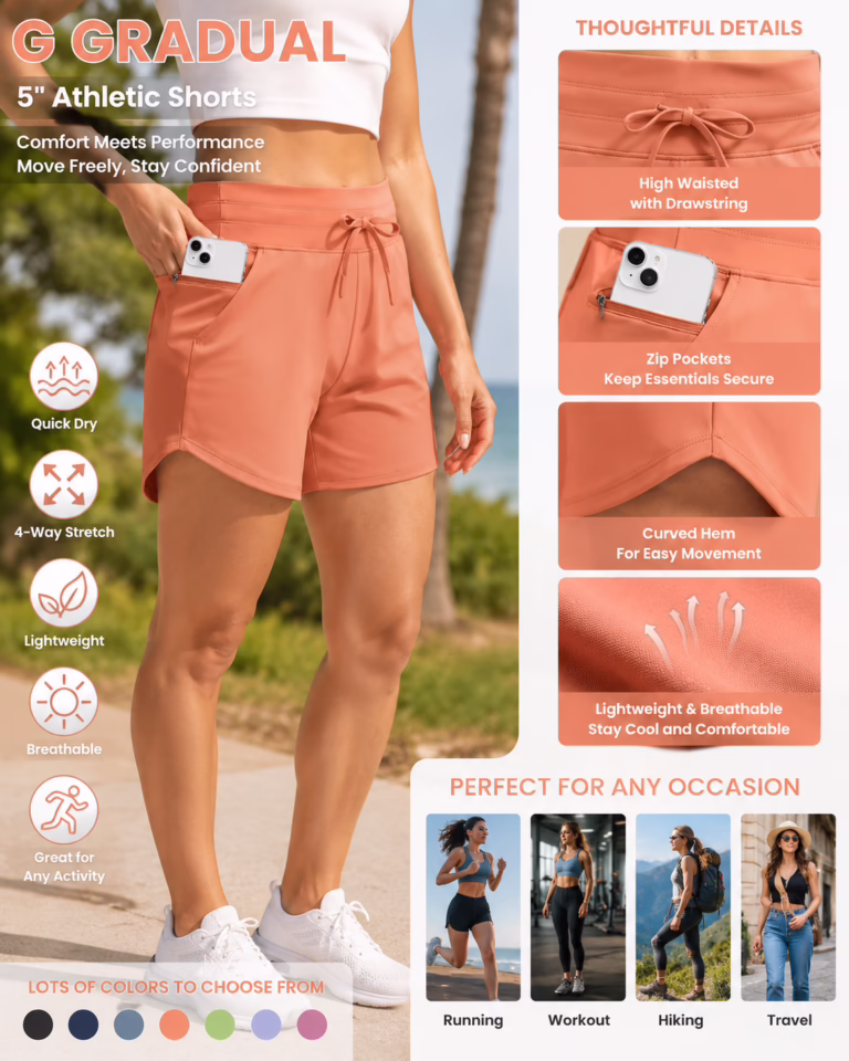 G Gradual 5″ Shorts