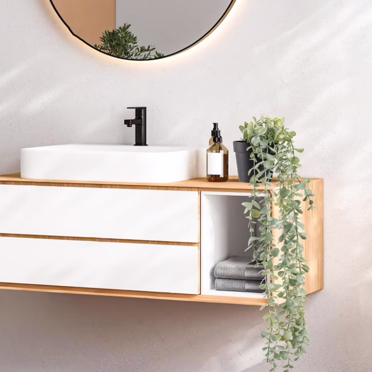 faux eucalyptus plant