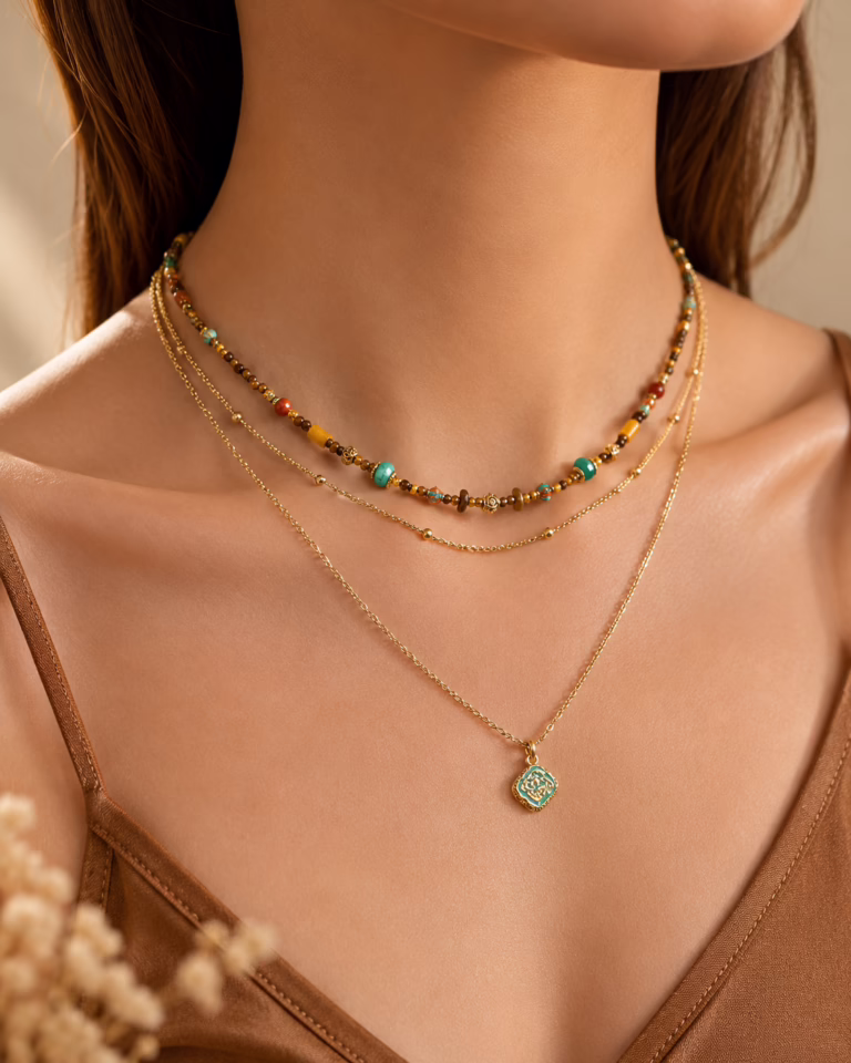 boho layered