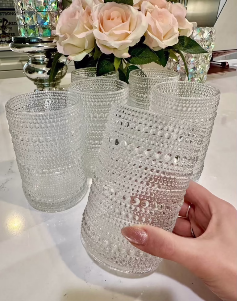Hobnail Drinking Glasses set