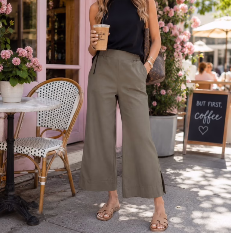 Cropped Work Pants