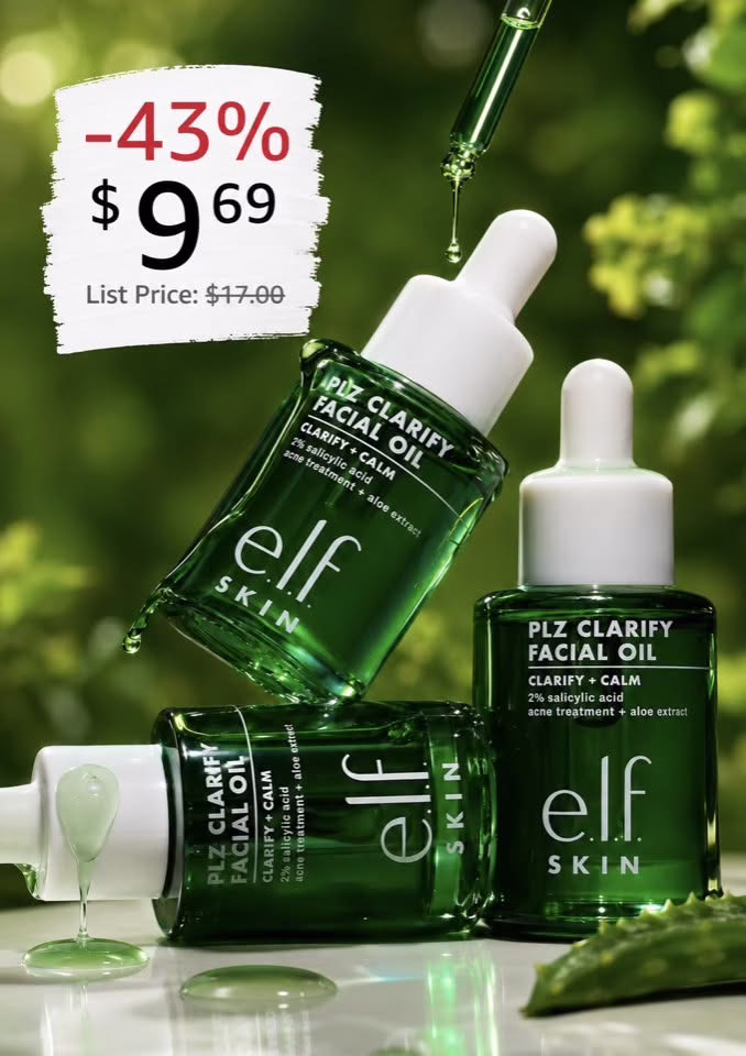 e.l.f. SKIN PLZ Clarify Facial Oil