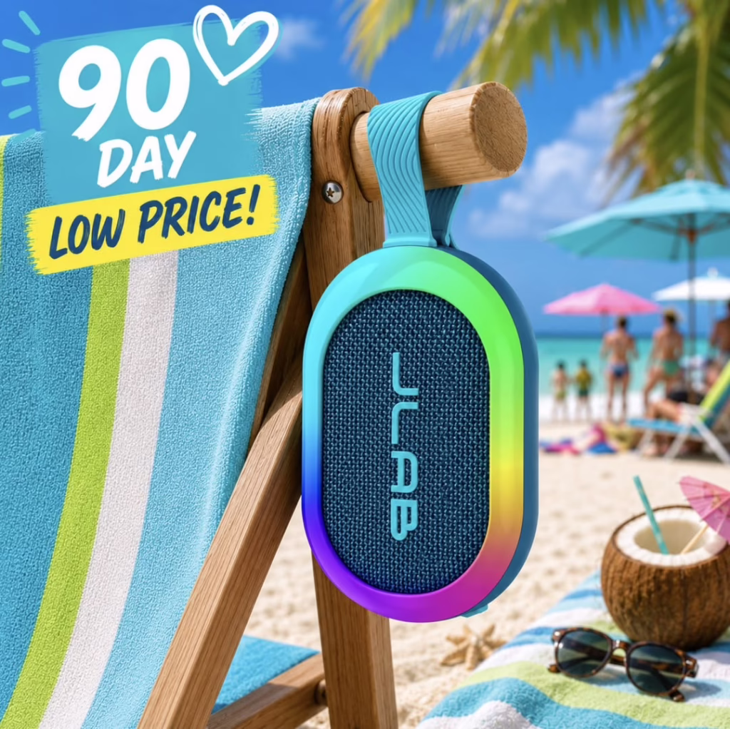 JLab Pop Party Portable Bluetooth Speaker