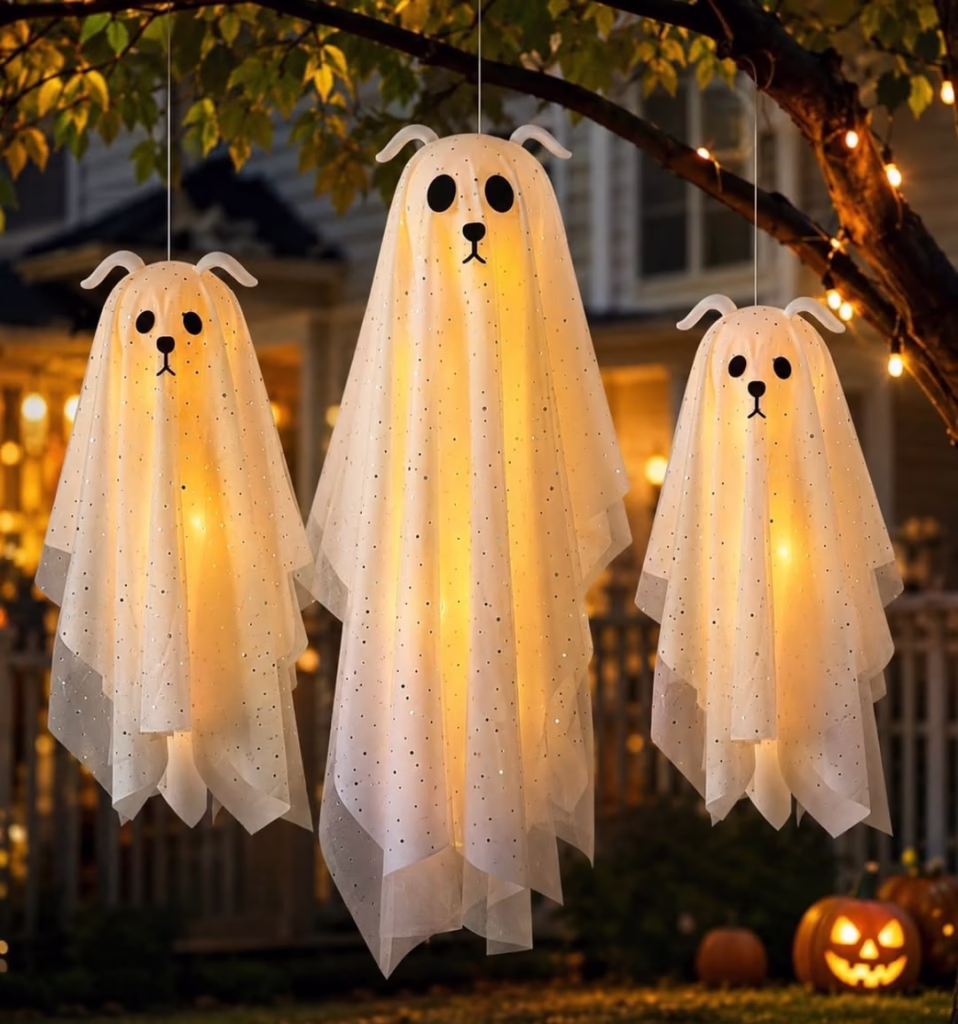 Hanging Ghosty Pups