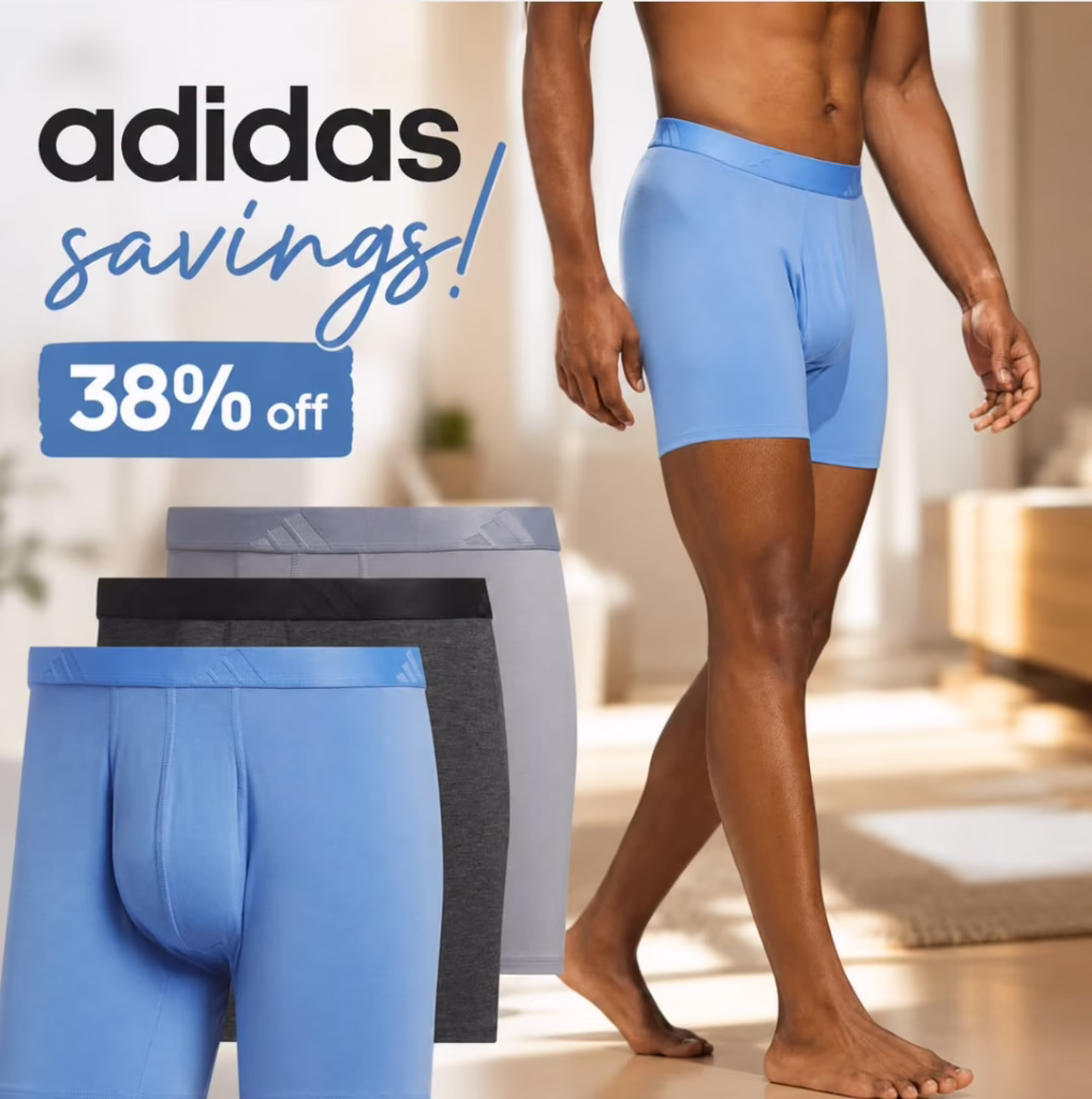 adidas Men’s Luxe Three Pack