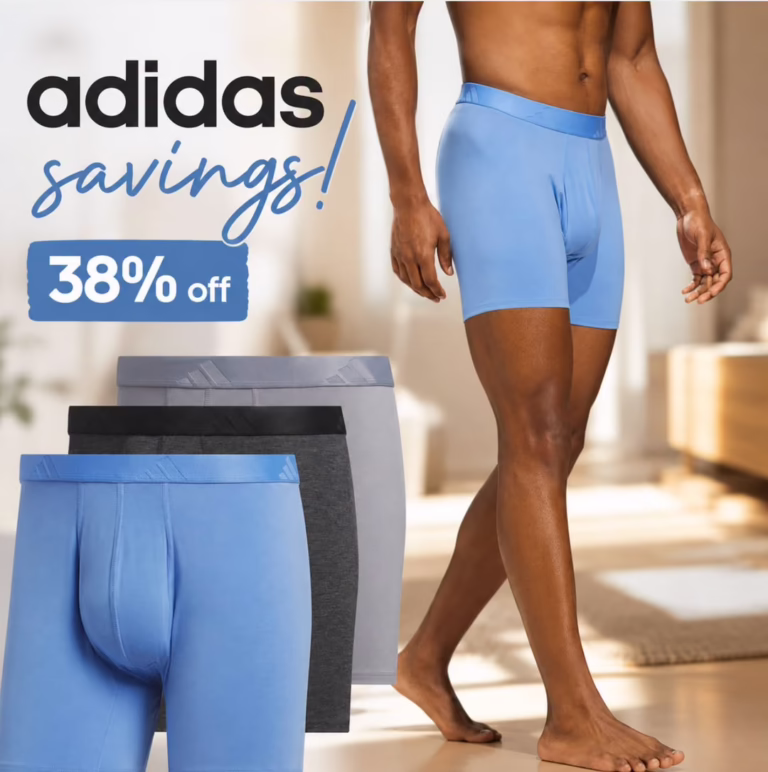 adidas Men’s Luxe Three Pack