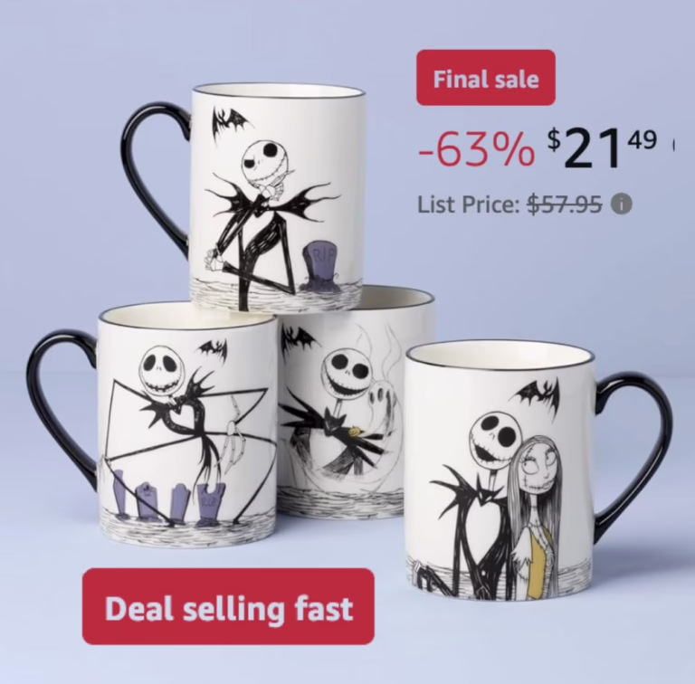 Lenox Nightmare Before Christmas Mugs