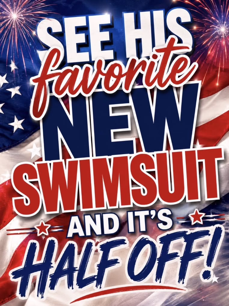 Men’s Patriotic Swim Trunks
