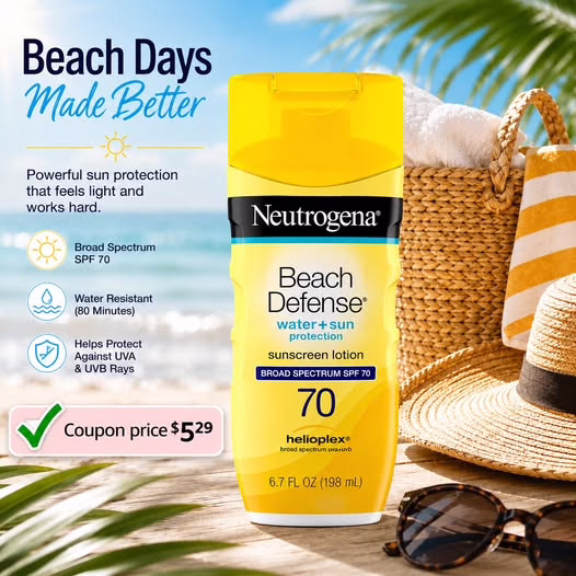 Neutrogena Beach Defense Sunscreen Lotion