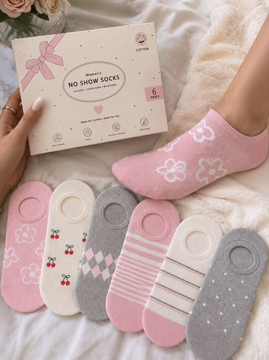 Cotton No Show Socks