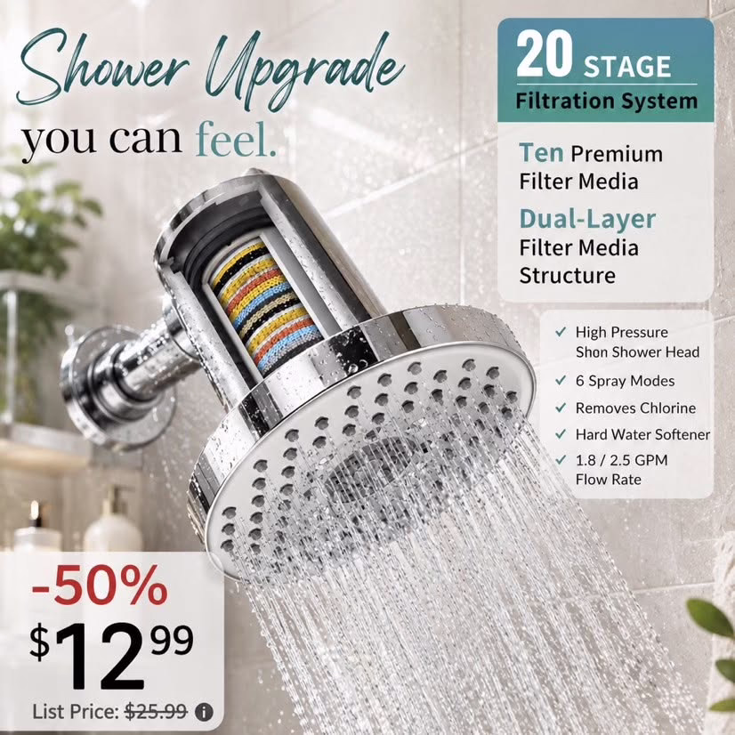SUN RISE Filtered Shower Head