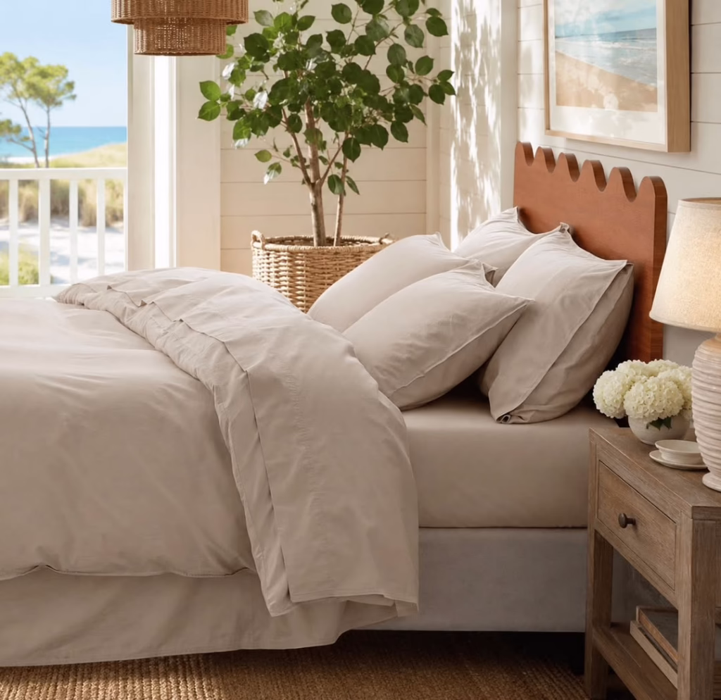 Double Stitch 100% Organic Cotton Sheets