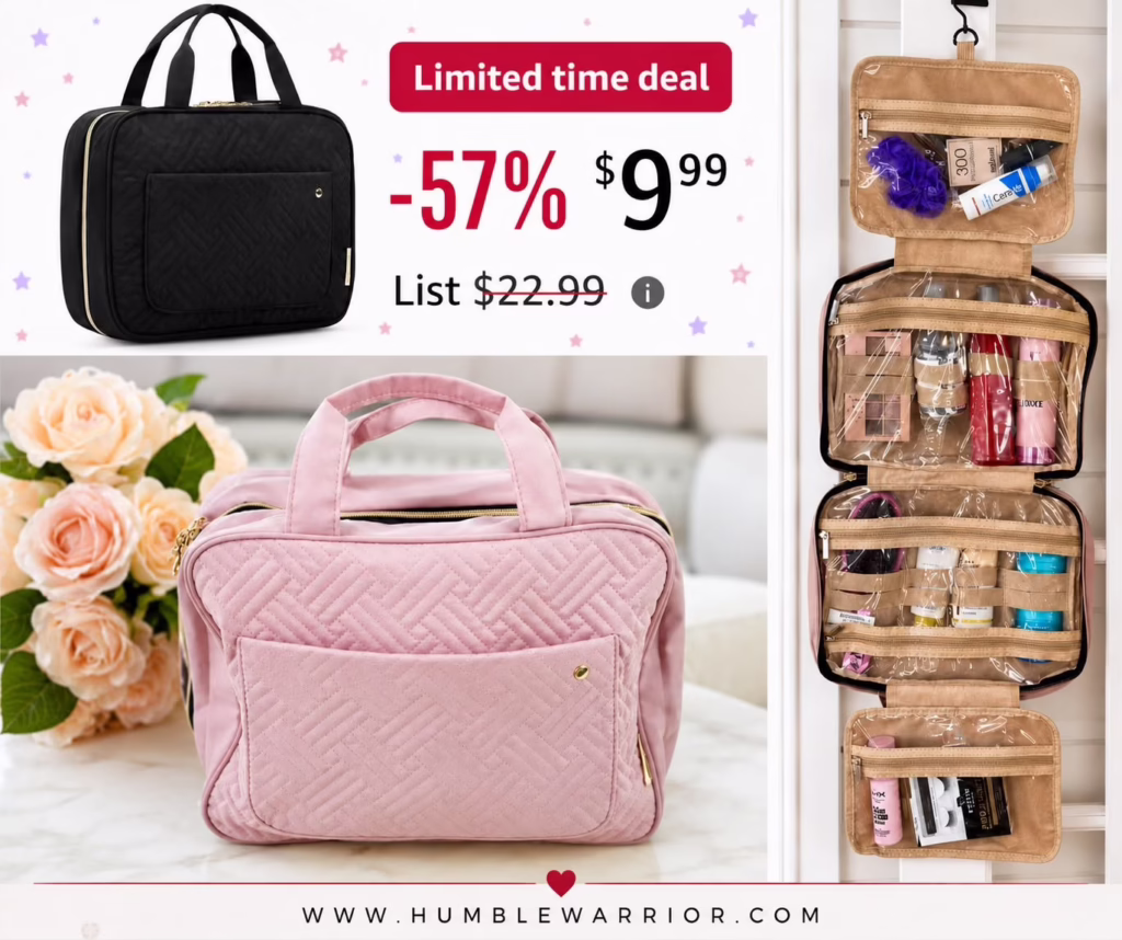 BAGSMART Travel Toiletry organizer
