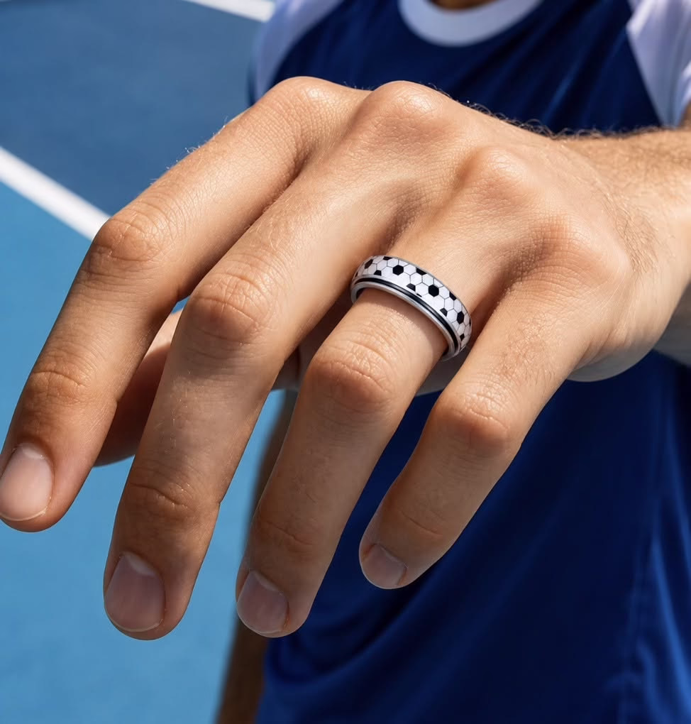 Soccer Fidget Ring