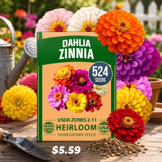 Zinnia Dahlia Seeds!