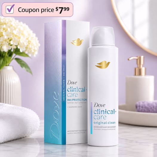 Dove Clinical + Care Antiperspirant Dry Spray
