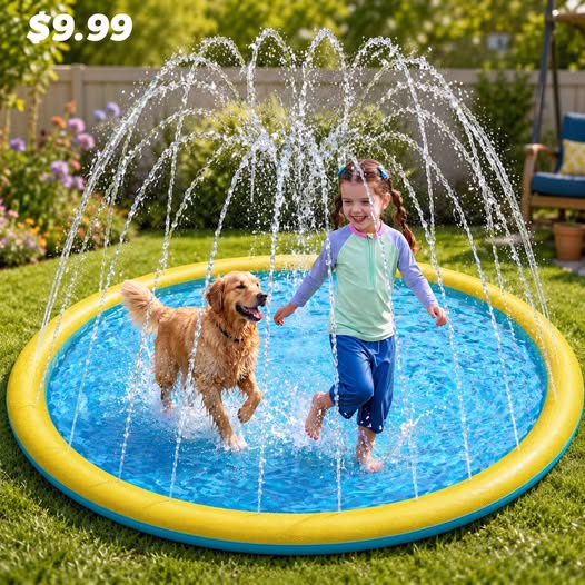 SLOOSH 60″ Non-Slip Splash Pad Sprinkler