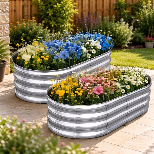 Galvanized Raised Garden Beds