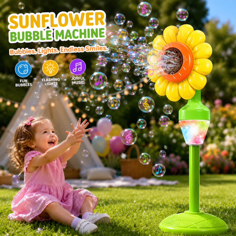 Sunflower Bubble Machine