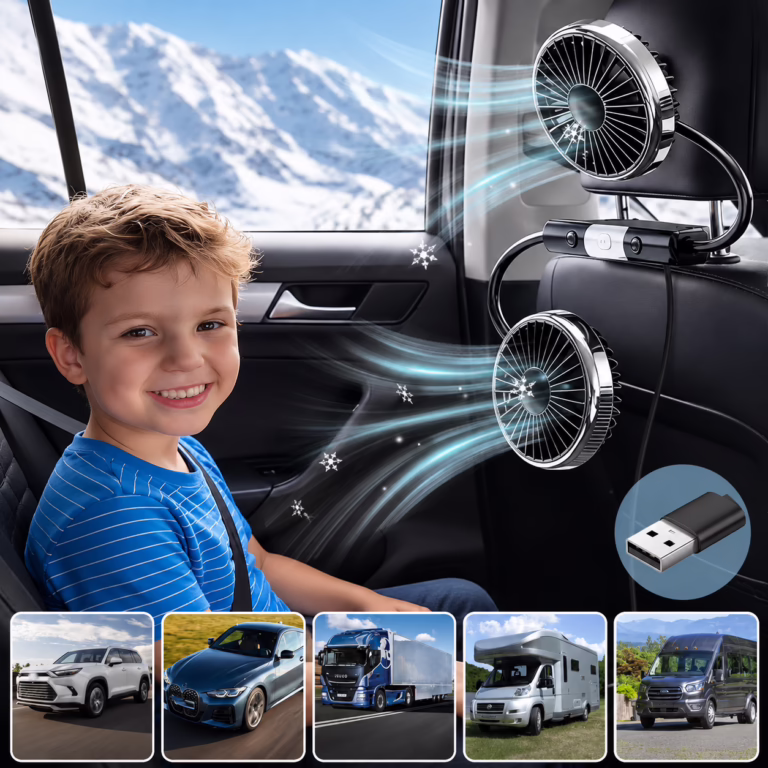 Car Backseat Fan