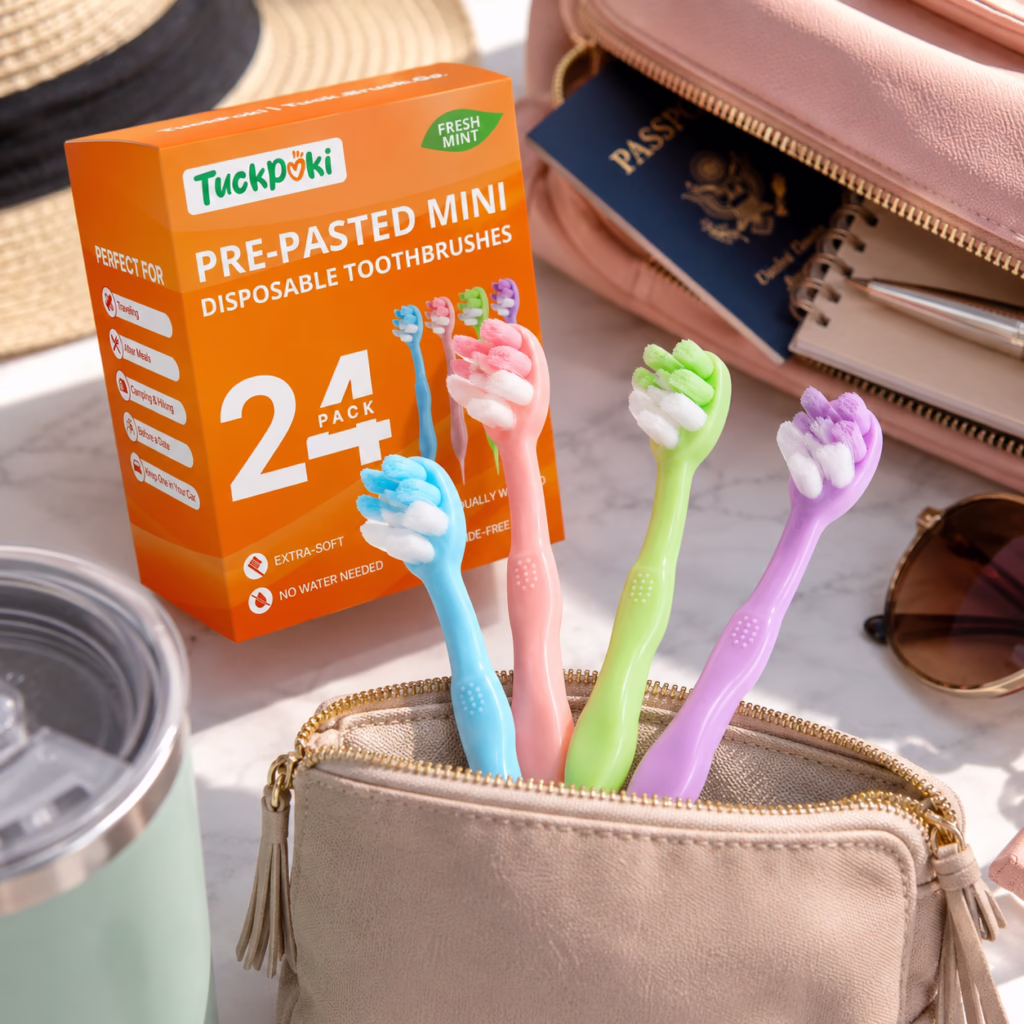 Pre-Pasted Mini Toothbrush