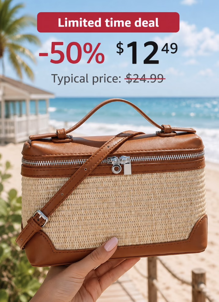 Straw Crossbody Bag!