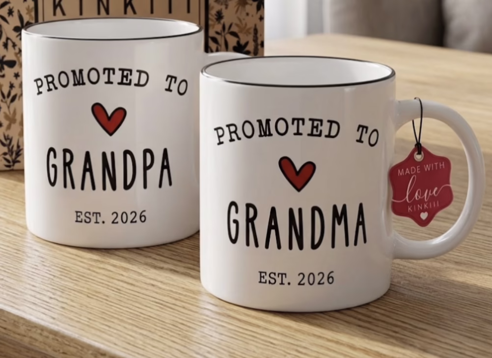 Grandma & Grandpa Mugs