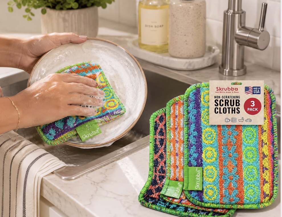 Skrubba dish scrubbers!