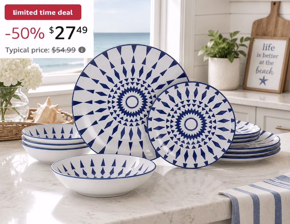 Vintage blue dinnerware!