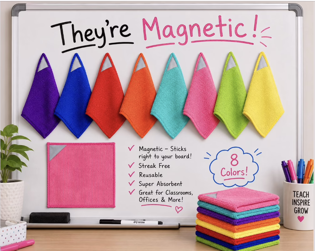 Magnetic Cleaning Cloths!