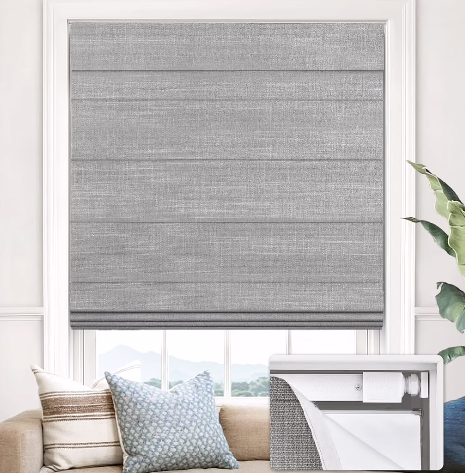 Cordless Roman Shades!