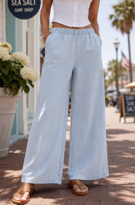 Aerie Pull-On Barrel Jean