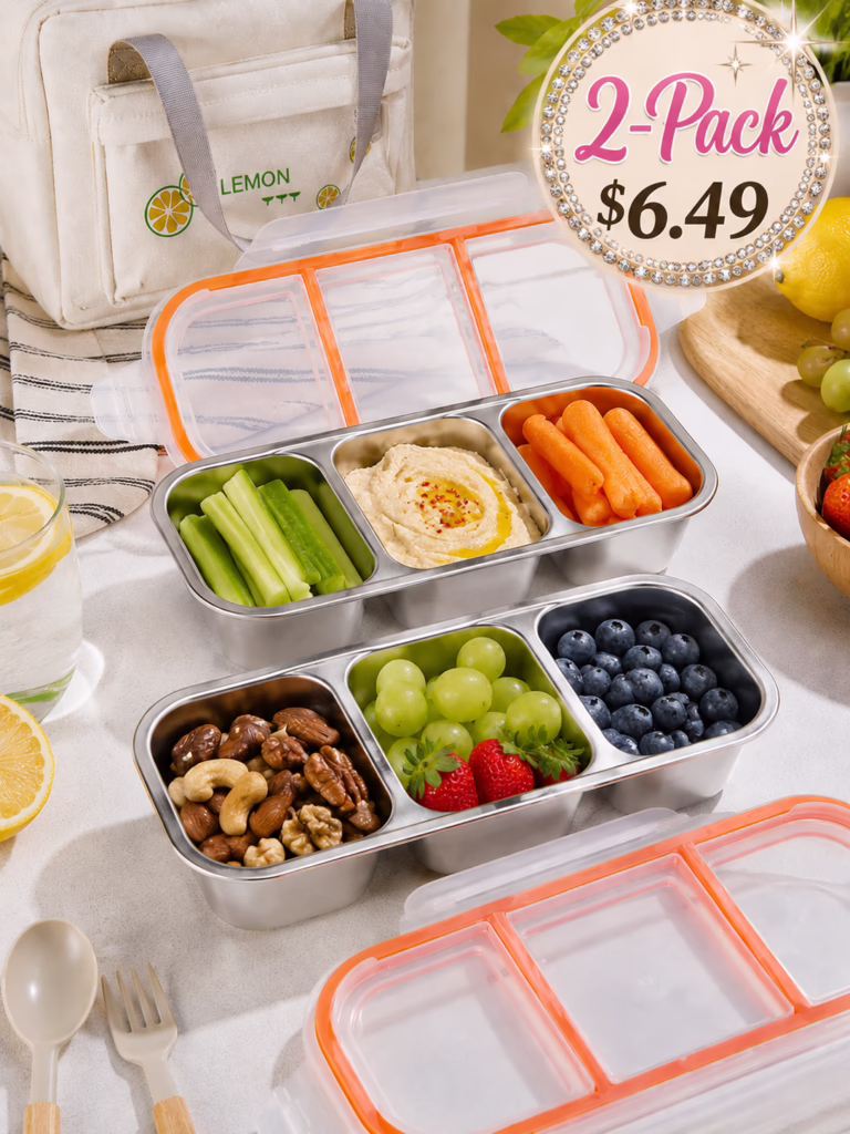 2-Pack Snack Containers