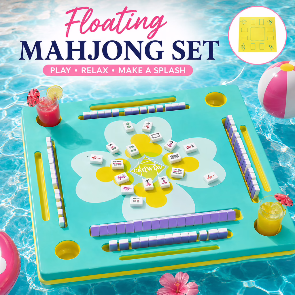 Floating Mahjong Table for Pool