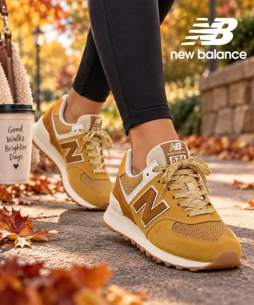 キャメ New Balance 574 Sneakers - The Humble Warrior