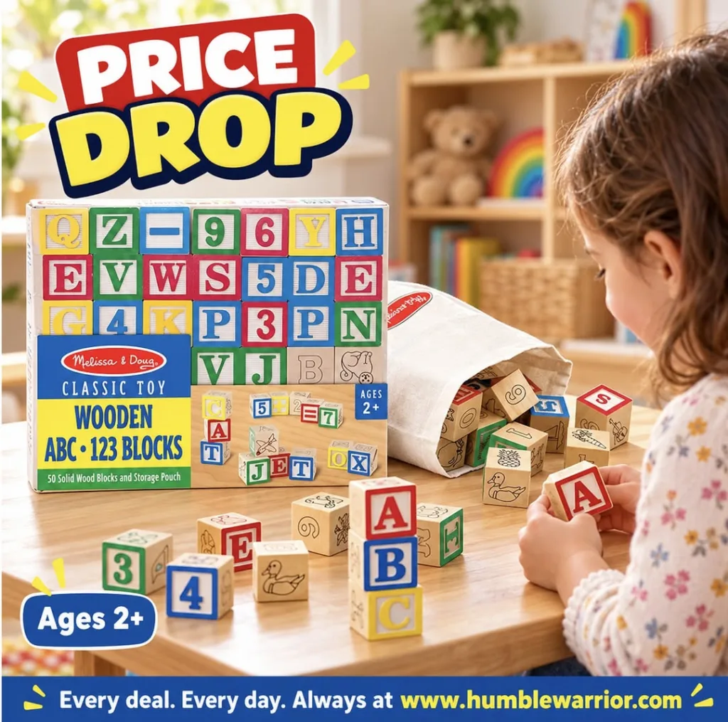 Letter Block Video Wooden Alphabet & Number Blocks - The Humble Warrior